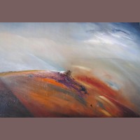 Autumn light in Yorkshire  77cm x 60cm £350 - framed